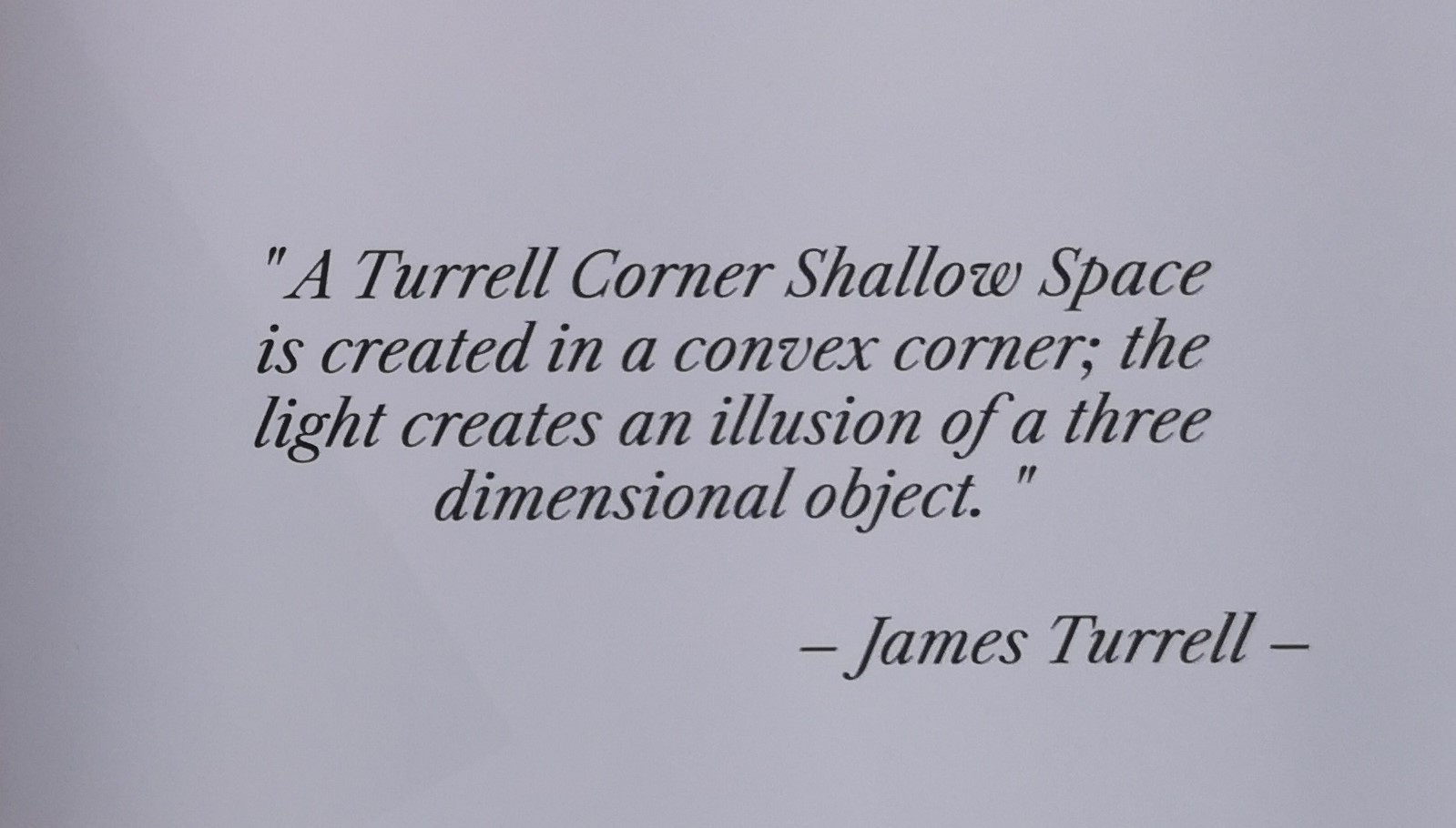  James Turrell corner places