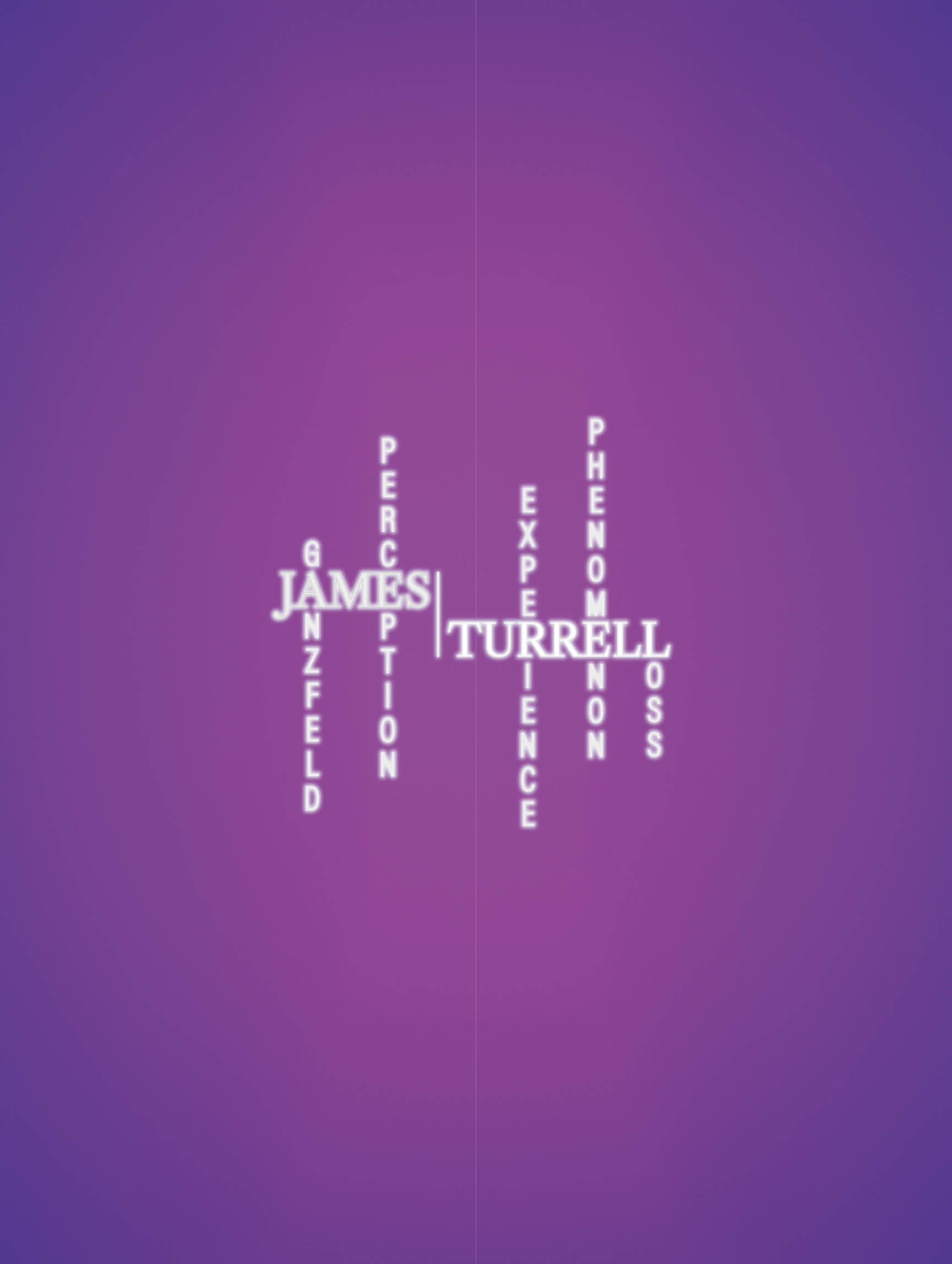 affiche James Turrell ganzfeld